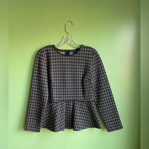 Ann Taylor peplum top. NWOT.